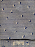 007825 Hermès tie blue spotted and striped 7825 UA