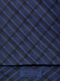 007837 Hermès tie blue cheker pattern 7837 UA
