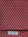 007839 Hermès tie red whimsical snali pattern 7839 UA