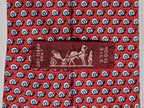 007839 Hermès tie red whimsical snali pattern 7839 UA
