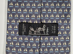 Hermès silk tie grey sailboat pattern 7841 UA