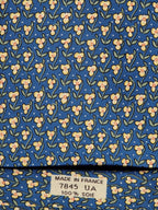 007845 Hermès tie blue florwera 7845 UA