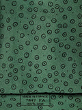 Hermès silk tie grean spoted pattern 7847 FA