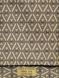 007869 Hermès tie green geometrical pattern 7869  UA