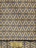 007869 Hermès tie green geometrical pattern 7869  UA