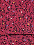 007886 Hermès tie red crayon pattern 7886 MA