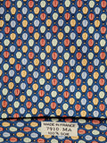 007910 Hermès tie blue hot air balloons pattern 7910 MA