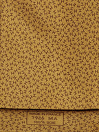 Hermès silk tie yellow H pattern 7926 MA