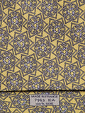 Hermès silk tie yellow equestrian pattern 7963 EA