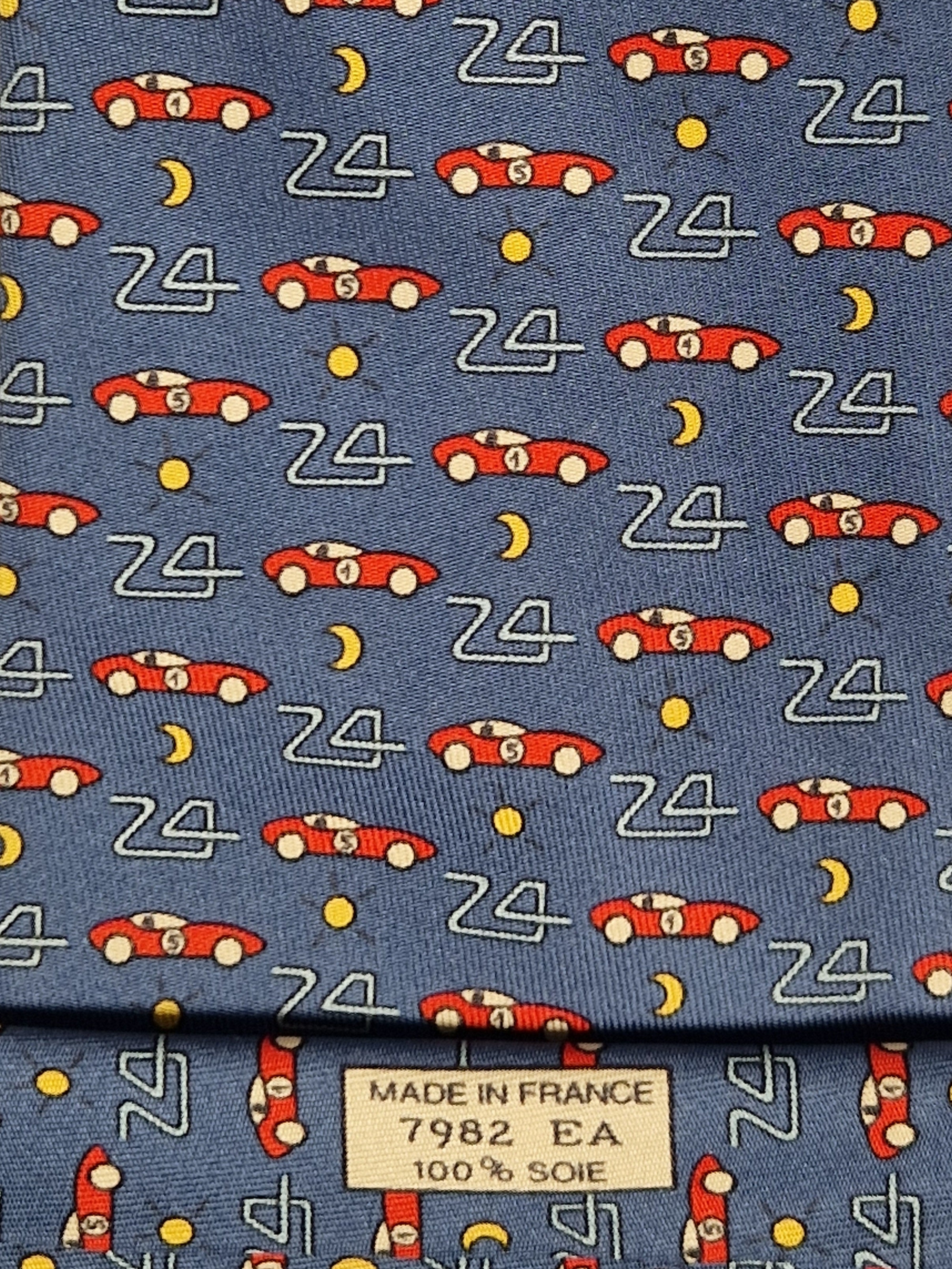 Hermés 7982 EA Tie "Le Mans"