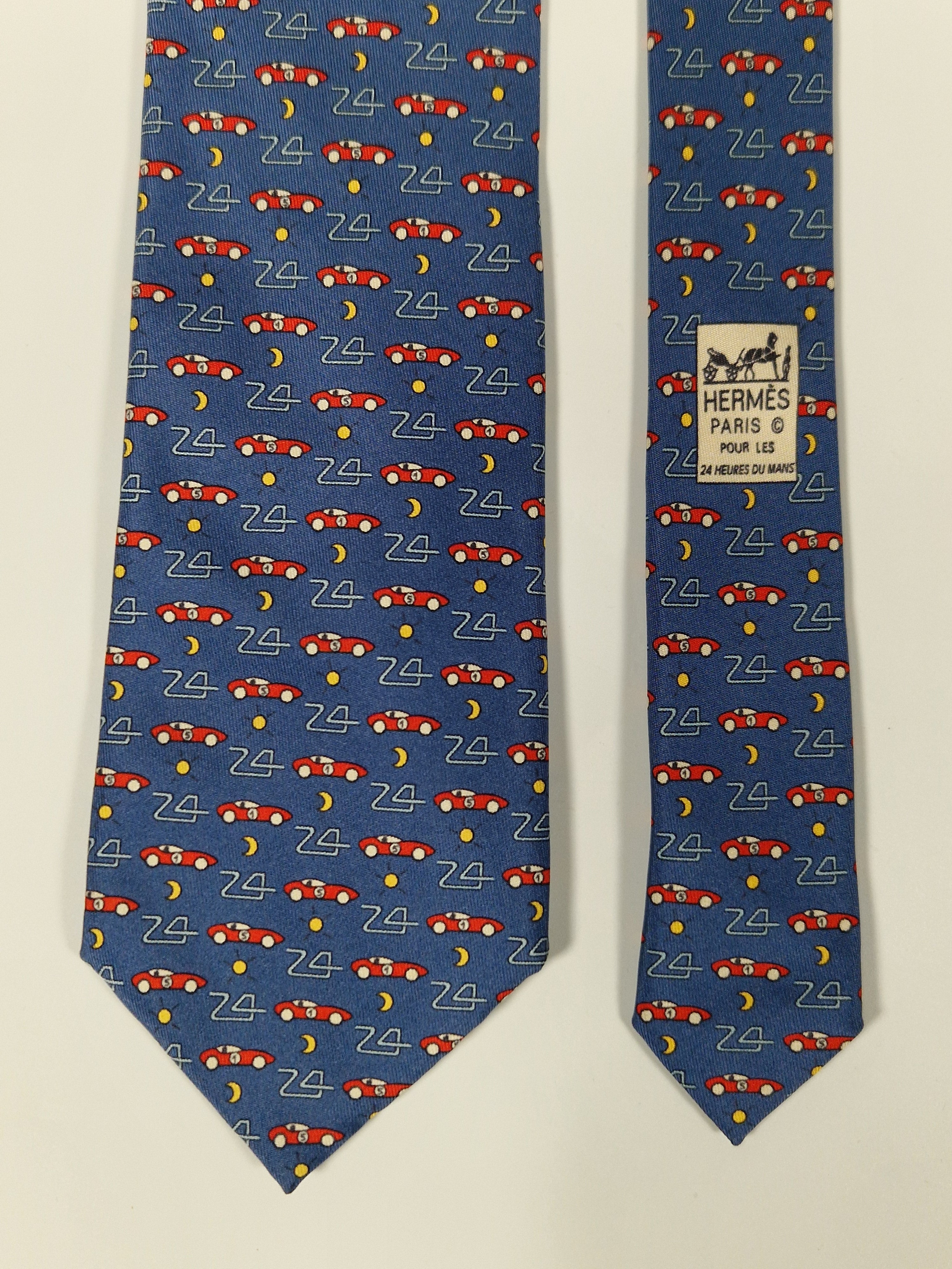 Hermés 7982 EA Tie "Le Mans"