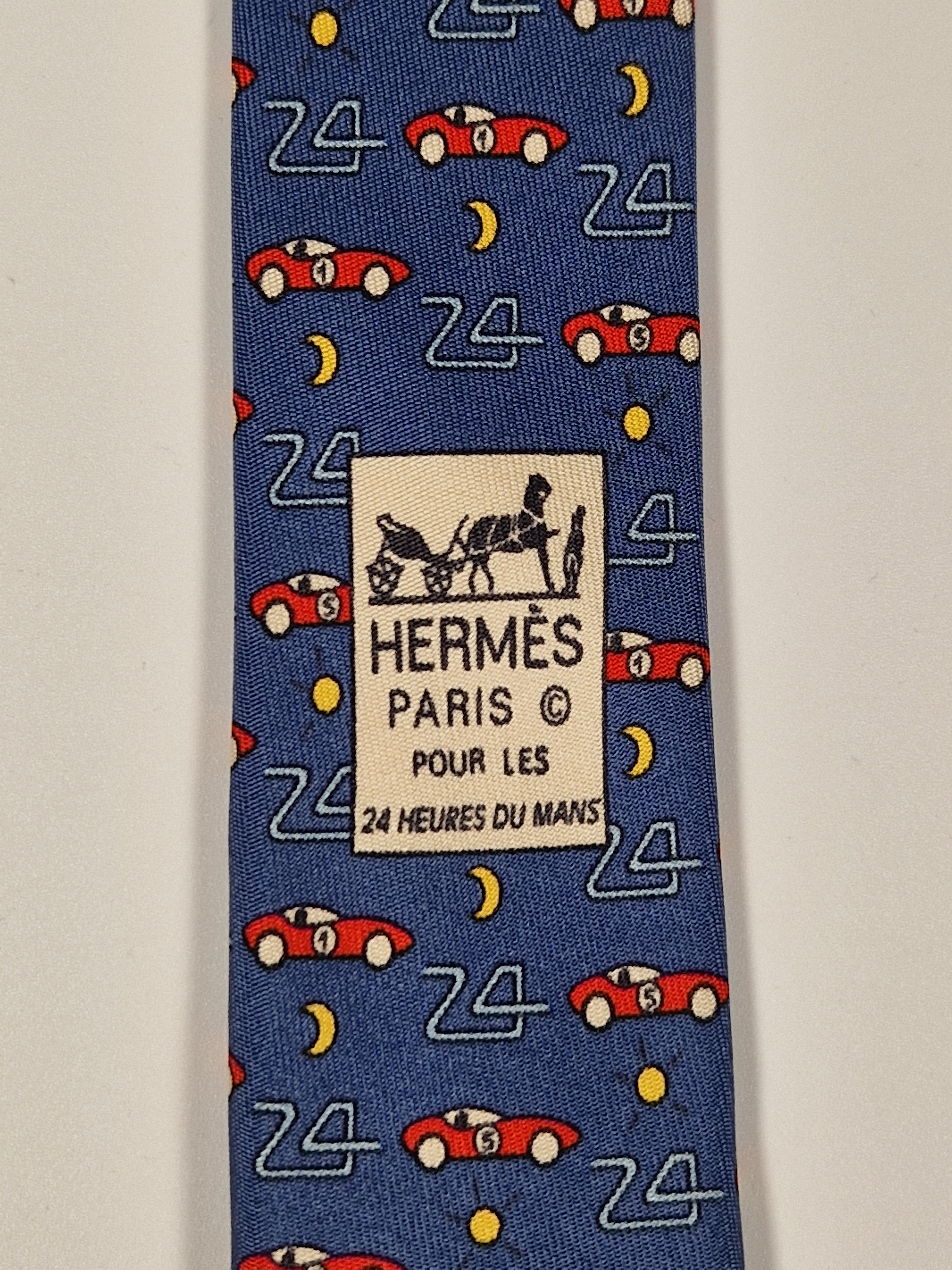 Hermés 7982 EA Tie "Le Mans"