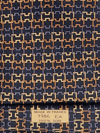 Hermès silk tie black H pattern Hermès 7986 EA