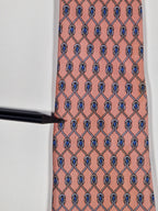 000968 Hermès tie pink rope pattern 968 SA