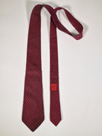 000973 Hermès tie blue equestrian pattern 973 SA