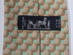 000982 Hermès tie green golf pattern 982 SA