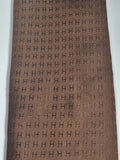 Hermés Brown Faconnee H Tie