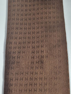 Hermés Brown Faconnee H Tie