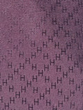 Hermès silk tie burgundy Faconnee New H