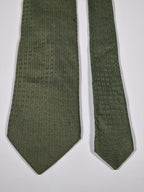 Hermés Green Faconnee H Tie