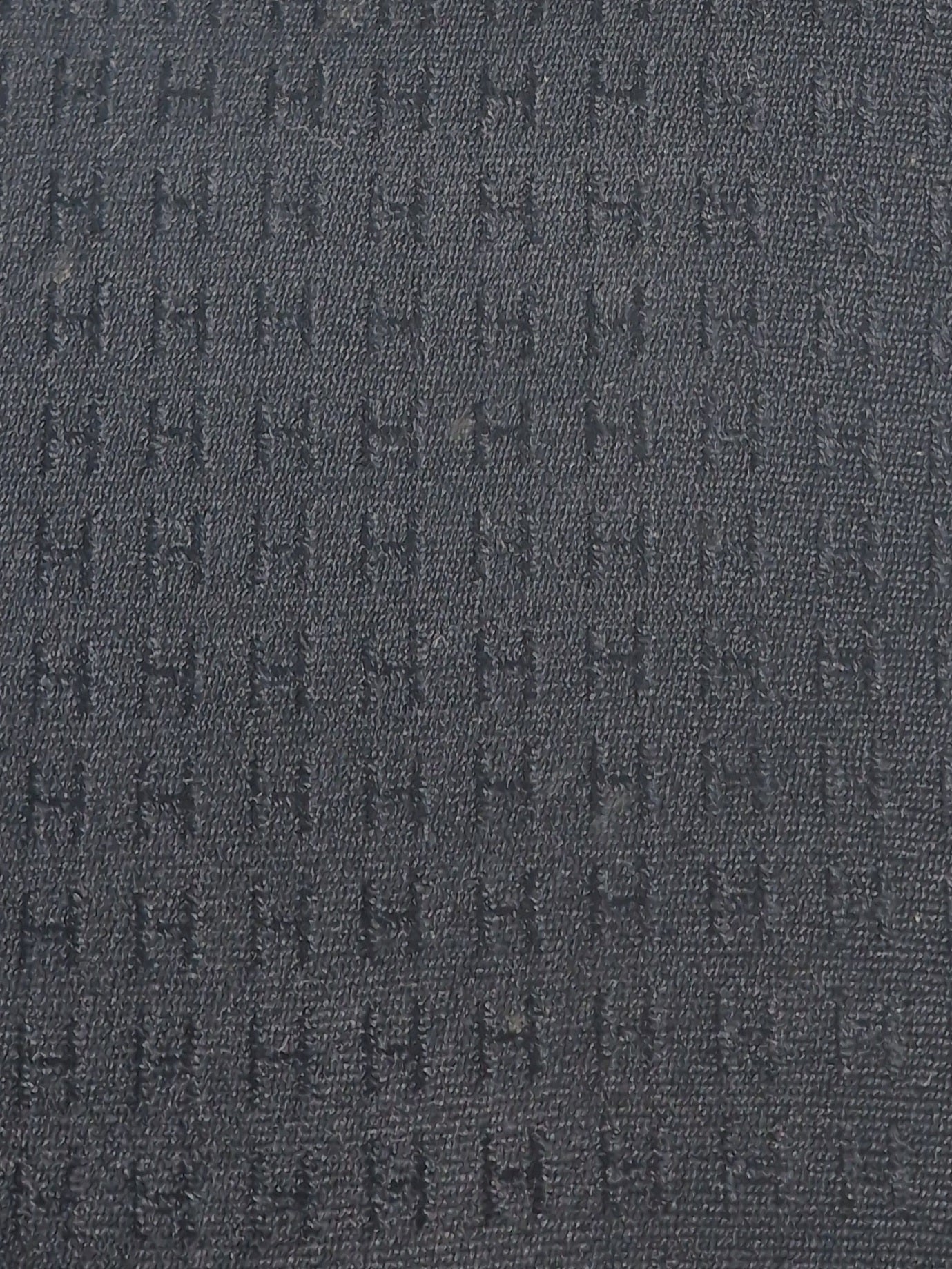 Hermés Black Faconnee H Tie