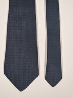 Hermés Black Faconnee H Tie