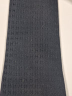 Hermés Black Faconnee H Tie