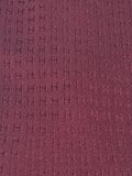 Hermés Burgundy Faconnee H Tie