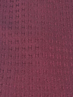 Hermés Burgundy Faconnee H Tie