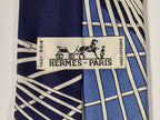 Vintage Hermès silk tie Golf pattern No Code