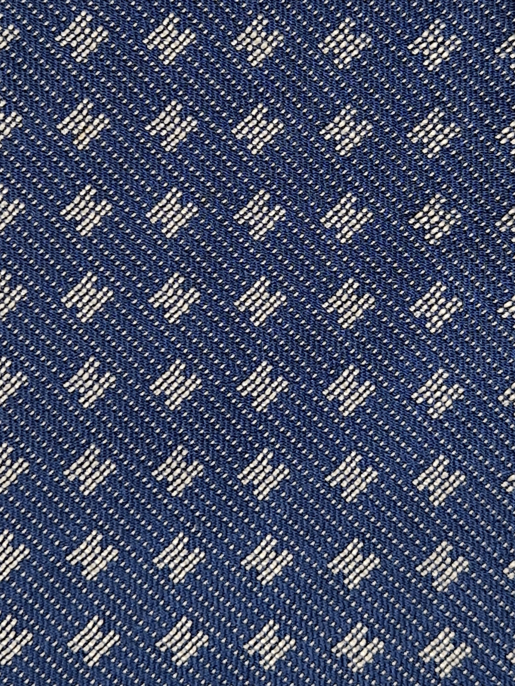 No Code Hermès tie blu H pattern No Code