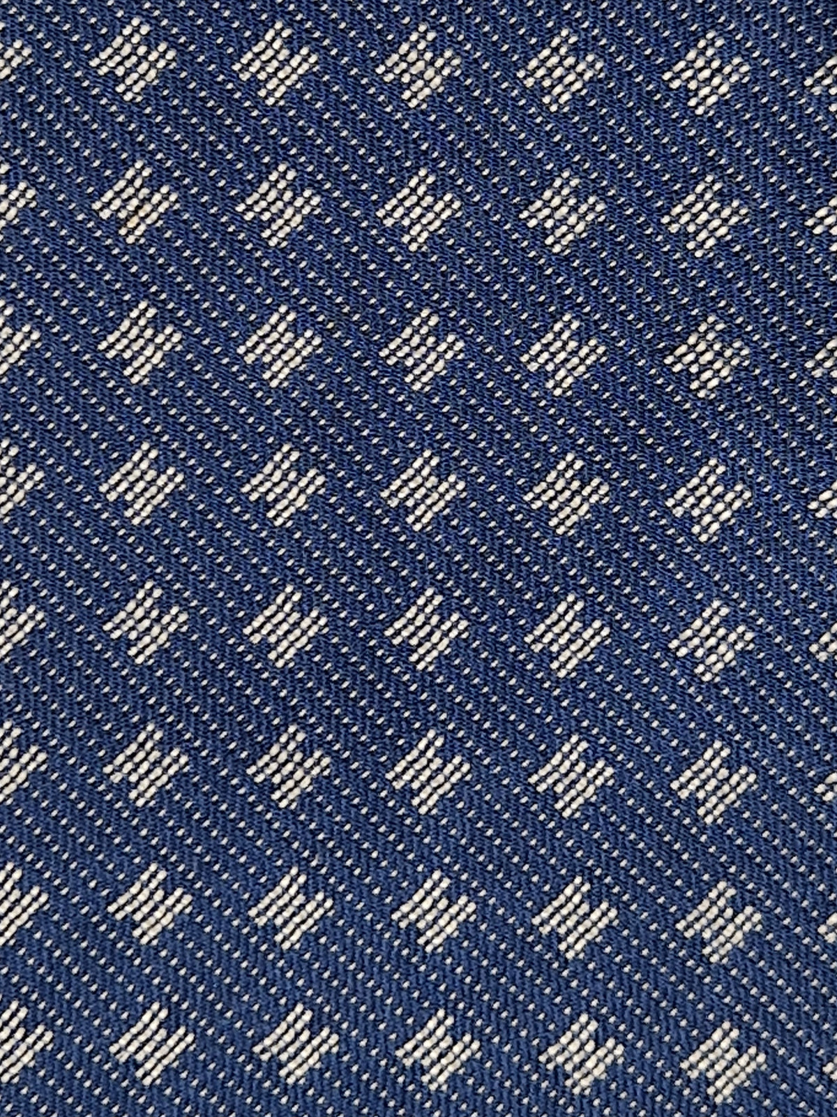 No Code Hermès tie blu H pattern No Code