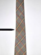 Hermès jaquard silk tie multicolor checker pattern No Code