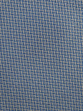 Hermès silk tie blue geometrical pattern No code