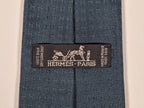 Hermés Petrolium Faconnee H Tie