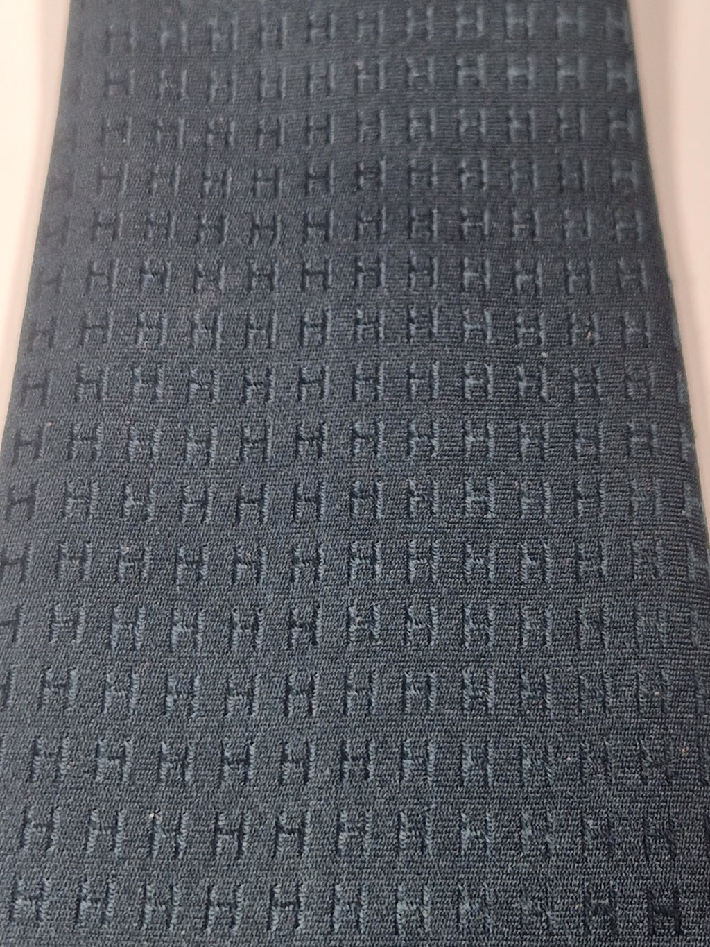 Hermés Petrolium Faconnee H Tie