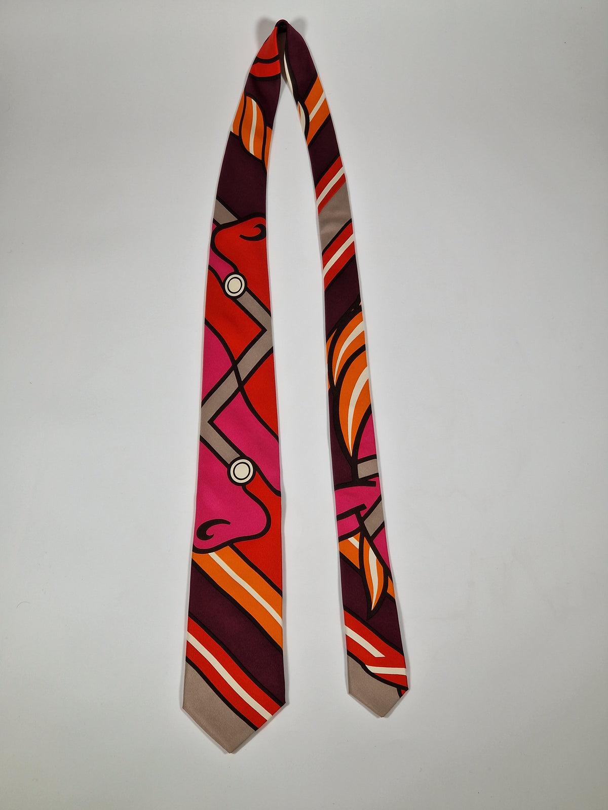 Scarf no code Hermès tie "Robe du Soir"