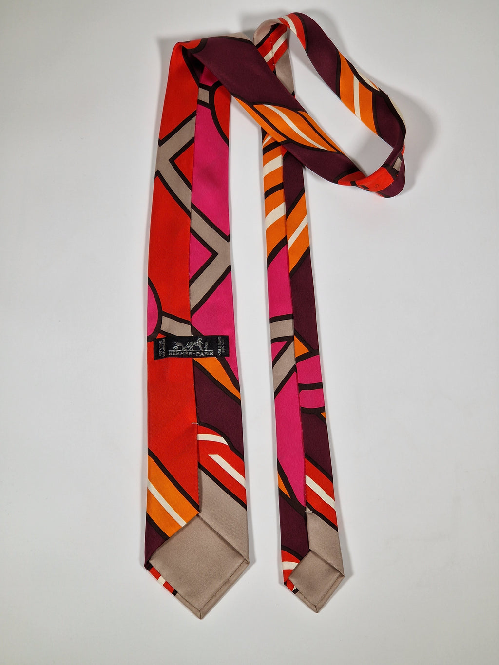 Scarf no code Hermès tie "Robe du Soir"