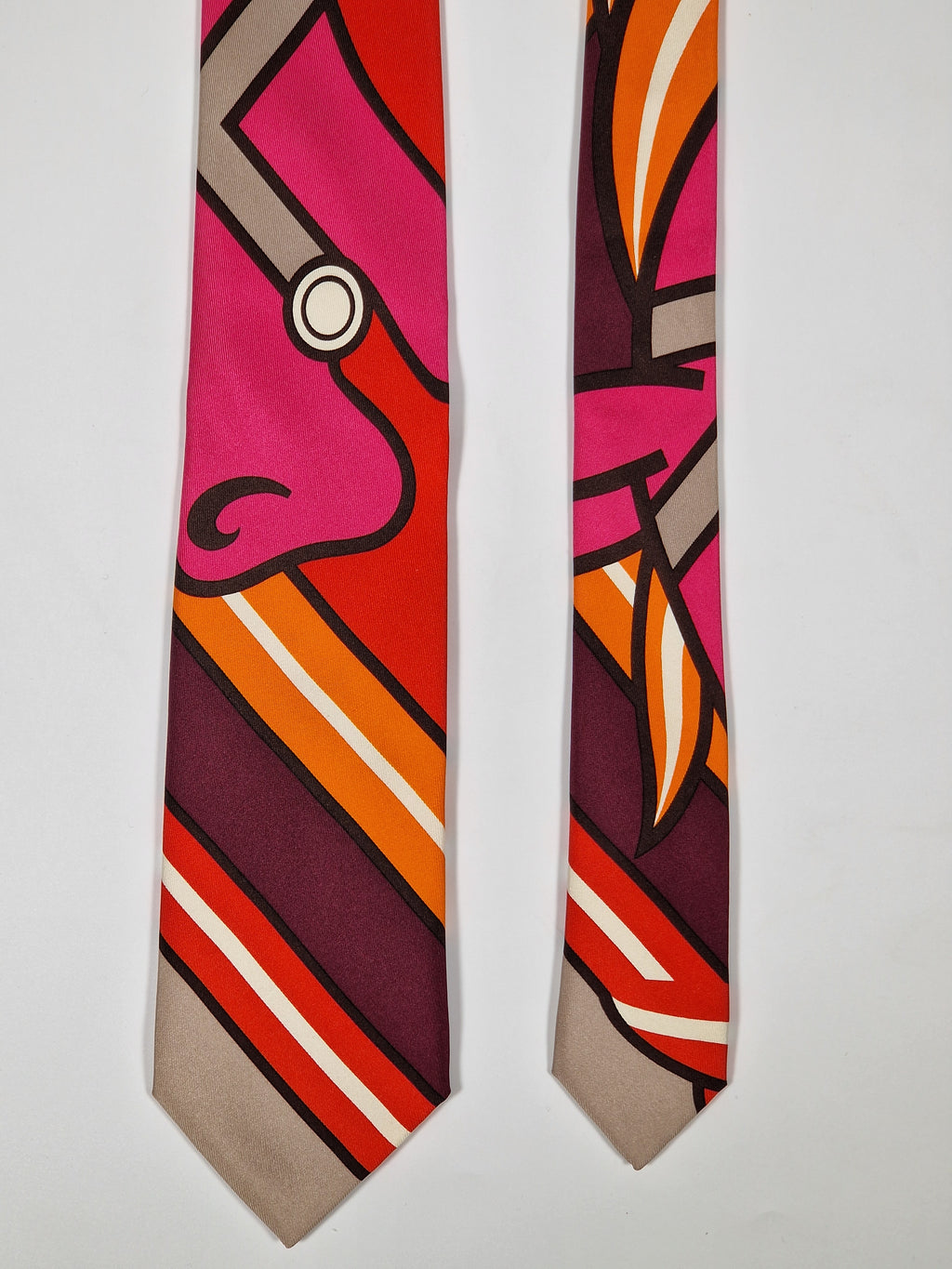 Scarf no code Hermès tie "Robe du Soir"