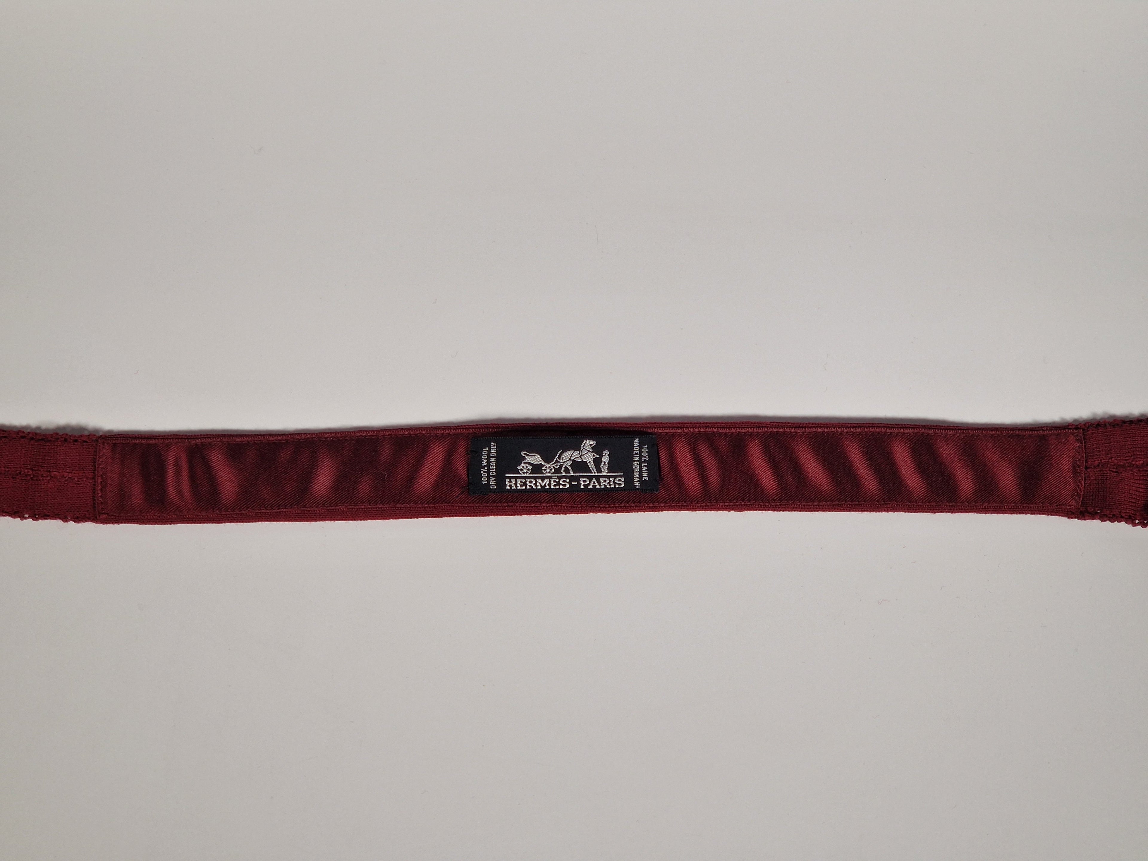 Hermés knit tie