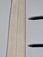 Hermés off white silk Faconnee H Tie