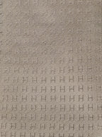 Hermés off white silk Faconnee H Tie