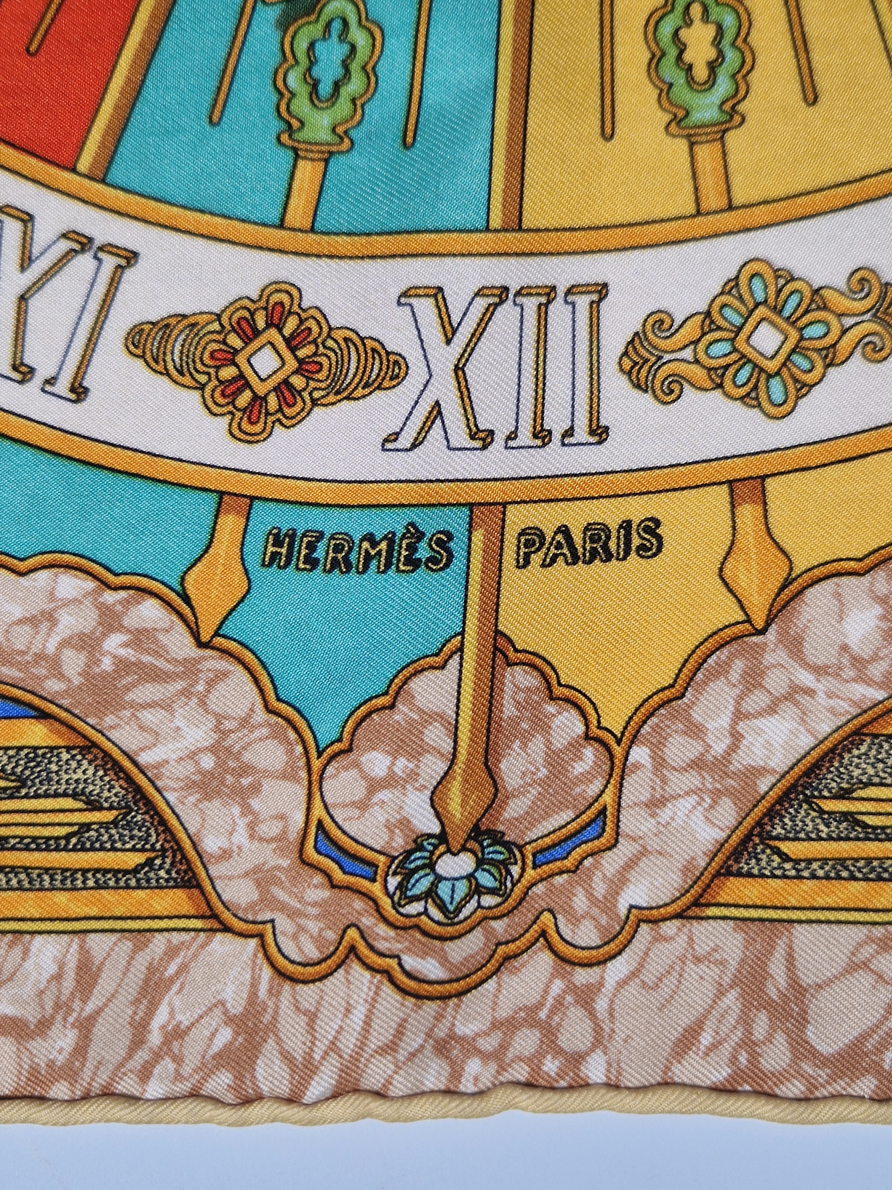 Vintage Hermes petit carrè 40 "Carpe Diem"