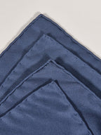 Hermes petit carrè 40 silk blue belt pattern