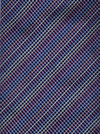 Hermés silk tie blue multicolor micro chekerd Jaquard No Cod