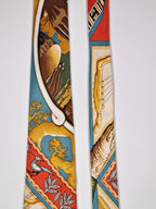 Scarf No code Hermès silk tie frog pattern