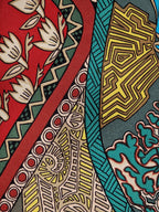 Scarf no code Hermès ethnical pattern tie