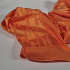 Hermès Faconnee Grand H Stole 75 x 180 cm